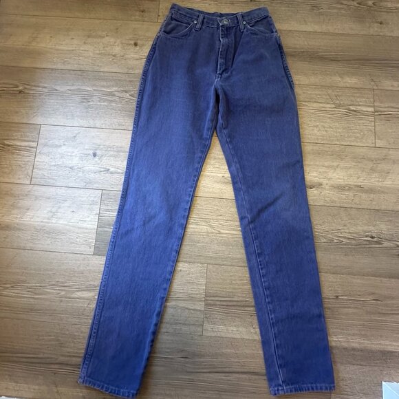 Wrangler Denim - Vintage Western Wrangler Purple Jeans Size 2 Straight Leg